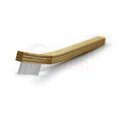 Gordon Brush 3x7 Row 0.006" SS 0.006" Brass Bristle Plastic Handle Double-Headed 11NPG-12